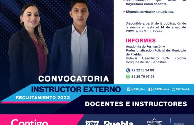 AYUNTAMIENTO  . Emite convocatoria para instructores externos la SSC.