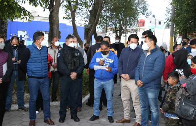 Décimo primera caminata por la seguridad, en el Barrio de Santa Anita.