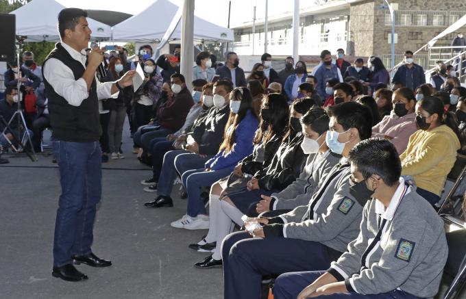 Presentan actividades para prevenir adicciones en jóvenes, en la junta auxiliar Ignacio Romero Vargas.