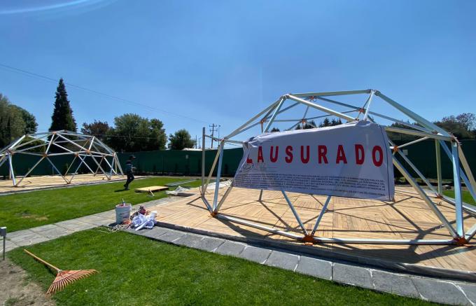 Clausura Medio Ambiente proyecto de hostal cerca de la Pirámide de Cholula