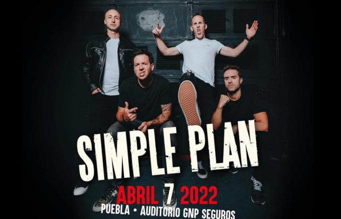 Regresa el grupo Simple Plan al auditorio GNP Seguros.