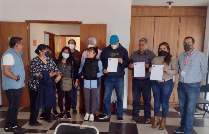 TLAXCALA  . Logran acuerdo autoridades y vecinos de la Trinidad Tepehitec para solucionar desabasto de agua.
