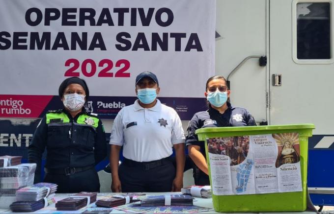 Reporta saldo blanco el Ayuntamiento de Puebla durante este viernes santo.
