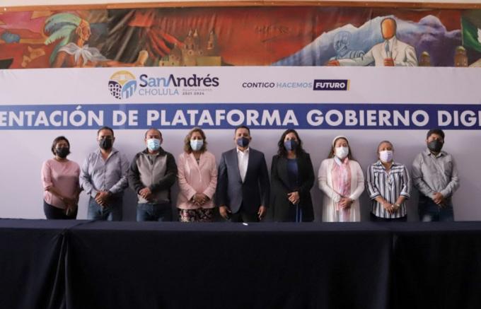 Lanza Ayuntamiento de San Andrés Cholula Plataforma Gobierno Digital.