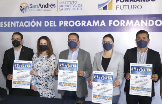 Presenta Ayuntamiento de San Andrés Cholula el programa “Formando Futuro”