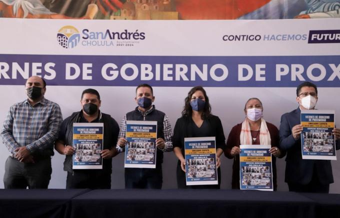 REACTIVA AYUNTAMIENTO DE SAN ANDRÉS CHOLULA JORNADAS DE “VIERNES DE GOBIERNO DE PROXIMIDAD”