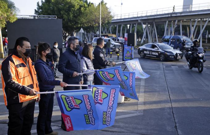 Implementa el Ayuntamiento de Puebla operativo para regreso a clases seguro.