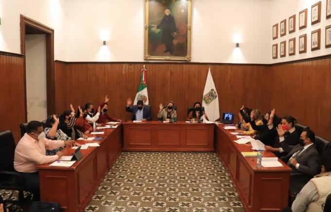 Cabildo de San Pedro Cholula aprueba la integración del Comité Municipal para la prevención del embarazo en adolescentes. 