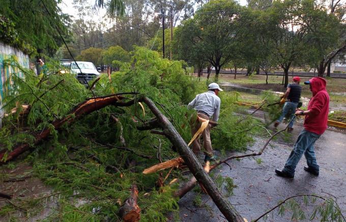 Atiende Ayuntamiento de Tlaxcala contingencias por lluvias