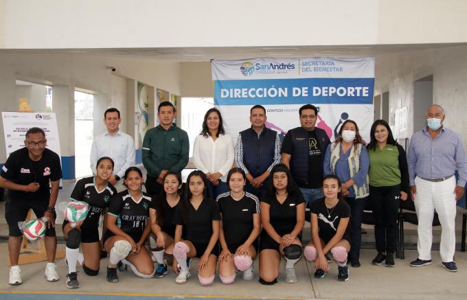 Presenta el Ayuntamiento de San Andrés Cholula escuelas de iniciación deportiva