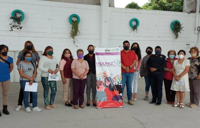 Se suman localidades de Tlaxcala Capital a la Red de Mujeres Constructoras de Paz
