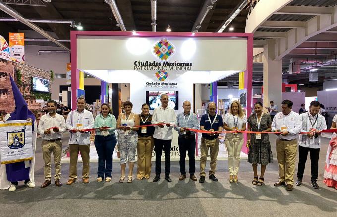 La ciudad de Puebla participó en el Tianguis Turístico Acapulco 2022.