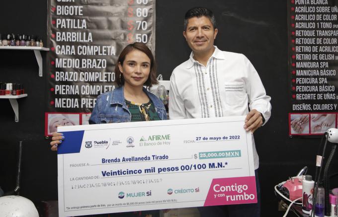 Emprendedores locales recibieron apoyo crediticio del Ayuntamiento de Puebla para sus negocios