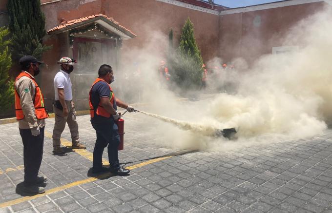 Capacita Protección Civil de Tlaxcala Capital a personal del Ayuntamiento