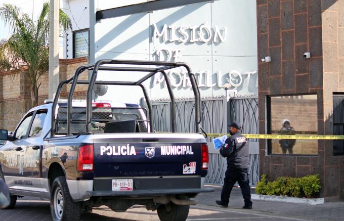 Policía Municipal de San Andrés Cholula acude a llamado por detonaciones de arma de fuego en el fraccionamiento Misión de Morillotla