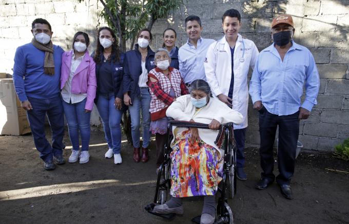 Ayuntamiento de Puebla brinda 4 mil consultas médicas a hogares poblanos.