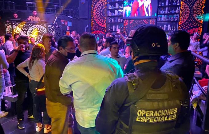 Continúa Seguridad Pública de San Andrés Cholula con operativos de revisión en antros.
