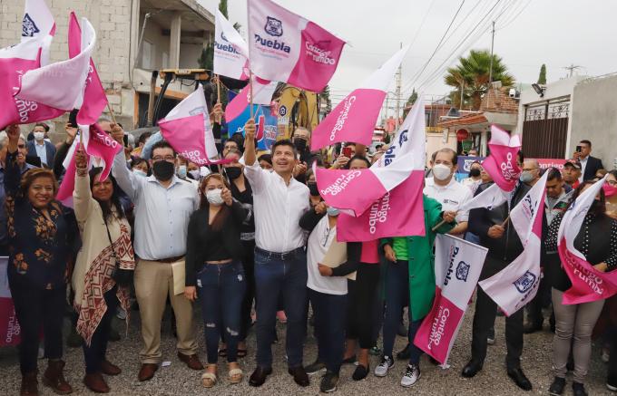 Arranca el Ayuntamiento de Puebla el programa "Construyendo Contigo" en la colonia Loma Linda.