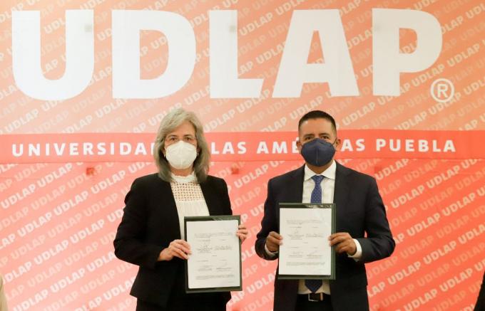 Firman convenio de colaboración Ayuntamiento de San Andrés Cholula y Udlap
