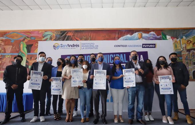 Presenta Ayuntamiento de San Andrés Cholula convocatoria para el premio municipal de la juventud