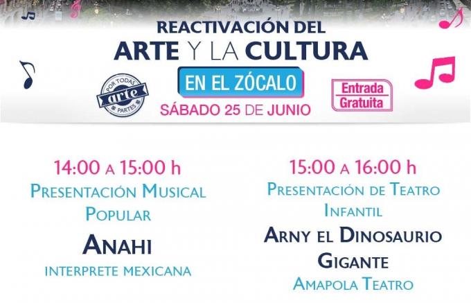 Imacp anuncia cartelera cultural de este fin de semana