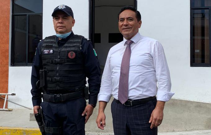  Designa el presidente municipal de Tlaxcala, Jorge Corichi, a nuevo mando de la Policía