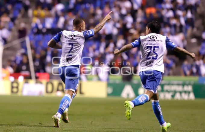 FÚTBOL . El Club Puebla gana por la mínima ante Santos