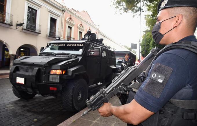 Blindan Tlaxcala con fuerzas de seguridad interinstitucionales
