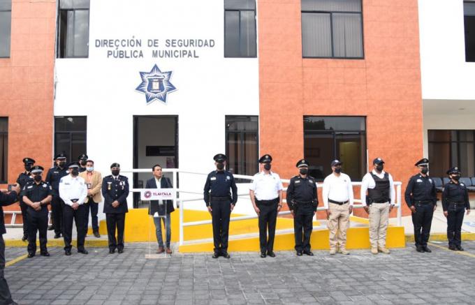 Anuncia Jorge Corichi estímulos económicos para el cuerpo policiaco de Tlaxcala Capital