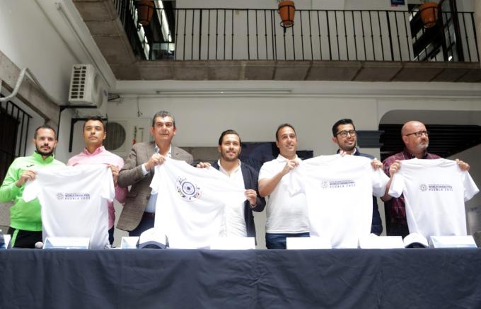 Anuncia Ayuntamiento de Puebla el Gran Premio internacional de fútbol para ciegos