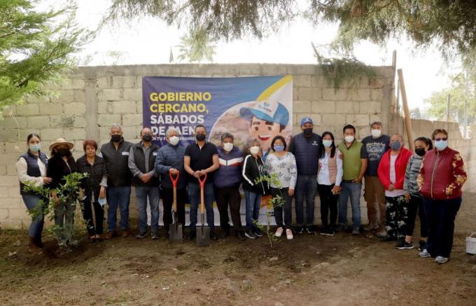 Ayuntamiento de San Andrés Cholula realiza sábado de faena en el fraccionamiento Las Ánimas Magisterial