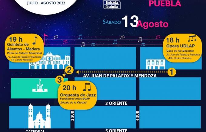 Iniciarán el próximo sábado las “Noches Musicales” como parte del programa Verano de Arte y Cultura.