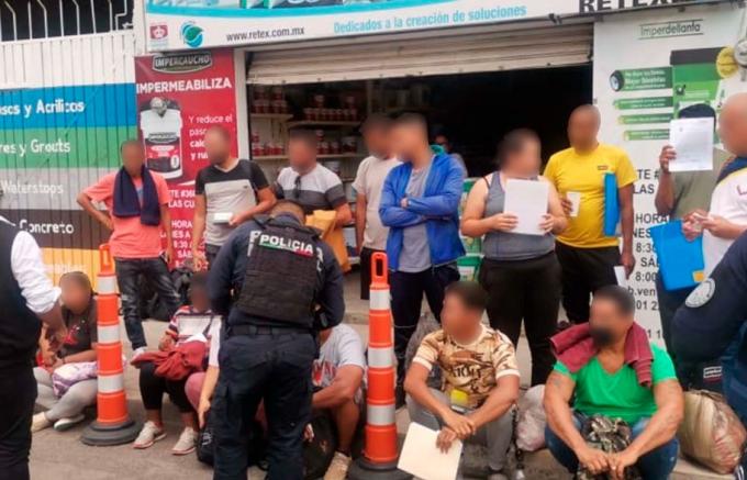 INM y Policía Municipal de Puebla rescataron a 21 migrantes