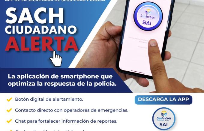Inicia operación la aplicación para smartphone “SACH Ciudadano Alerta”.
