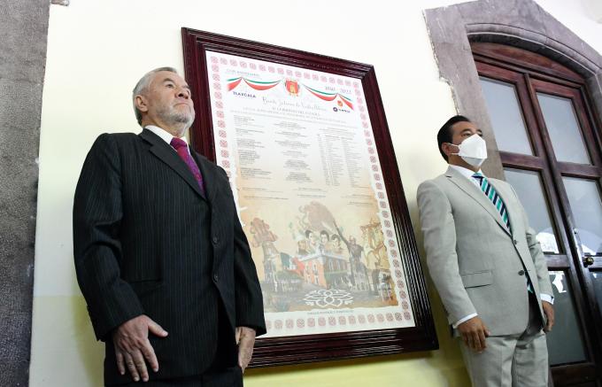 Coloca Jorge Corichi el Bando Solemne de inicio del Mes Patrio en Tlaxcala Capital