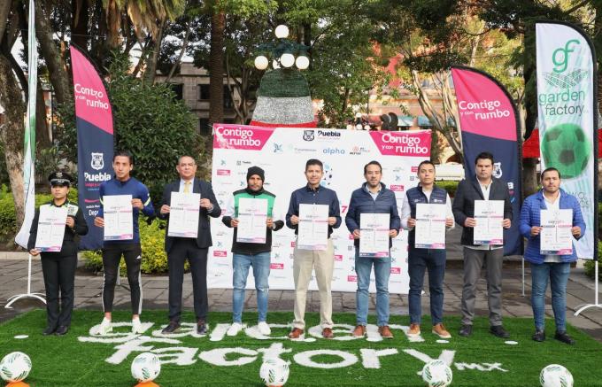 Ayuntamiento de Puebla presenta el torneo de fútbol 7-International Cup 2022