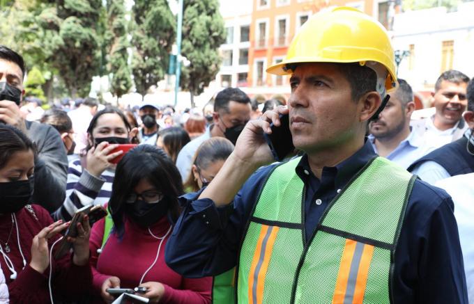 Reporta Ayuntamiento de Puebla saldo blanco tras sismo registrado