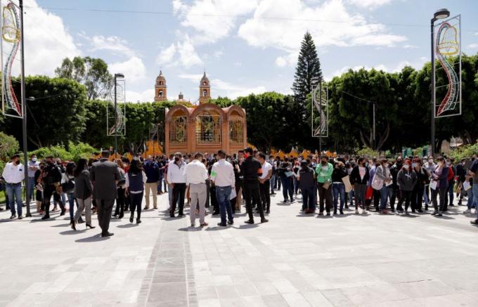 Se suma Ayuntamiento de San Andrés Cholula a simulacro nacional de sismo 2022