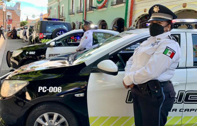 Entrega Jorge Corichi nuevo parque vehicular a la Dirección de Seguridad Ciudadana y Movilidad del Municipio de Tlaxcala