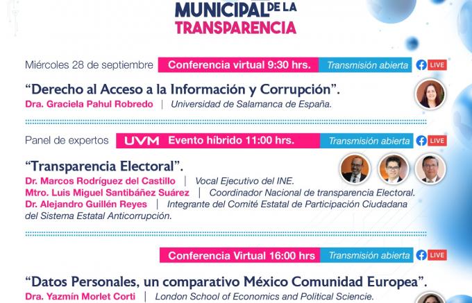Puebla Capital celebrará el Día Mundial de la Transparencia con jornada informativa