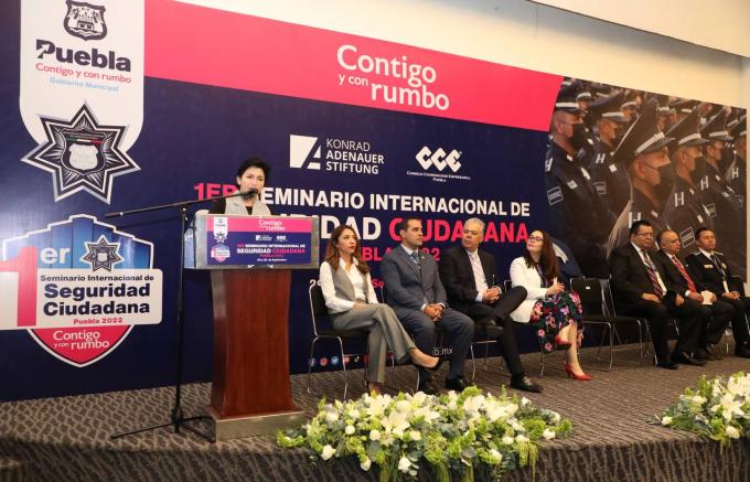 Inaugura la SSC de Puebla Capital el 1er Seminario Internacional de Seguridad Ciudadana