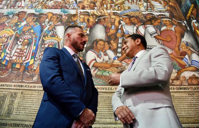 Comparte  Jorge Corichi a la UNESCO avances del rescate del Centro Histórico de Tlaxcala capital