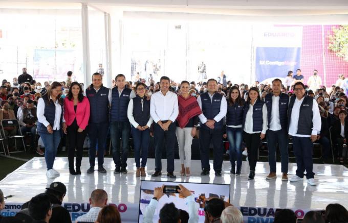 Presenta Eduardo Rivera informe de resultados en el eje de Desarrollo Humano