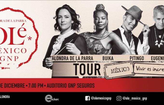 Llega a Puebla el espectáculo Olé de Alondra de la Parra el próximo 20 de diciembre