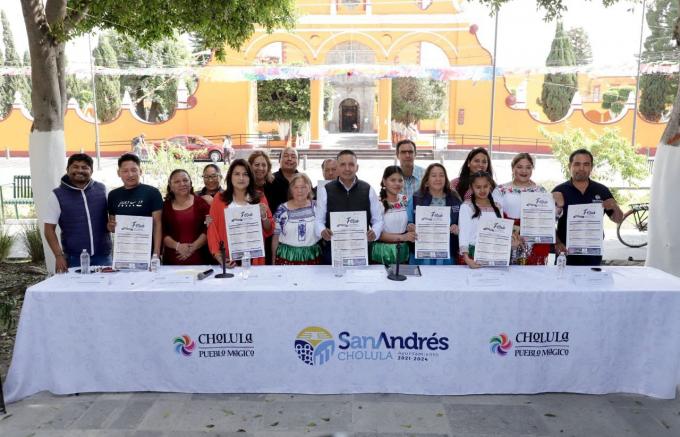 Presenta Ayuntamiento programa artístico-cultural de la Feria de San Andrés Cholula 2022