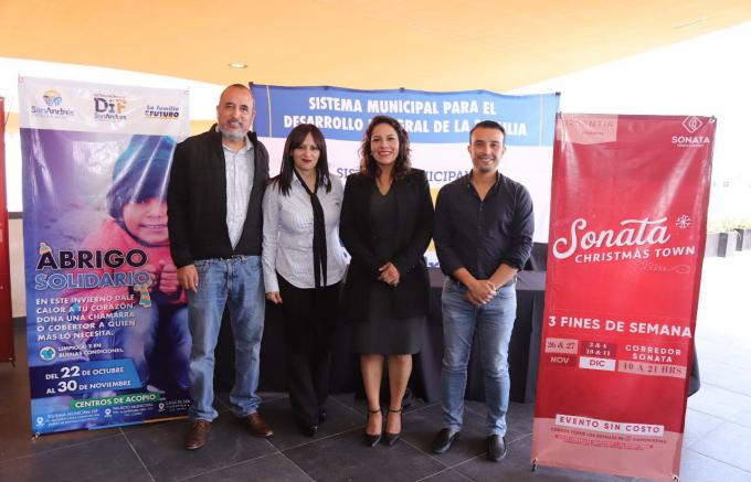 Sonata Christmas Town inicia actividades a beneficio del DIF de San Andrés Cholula