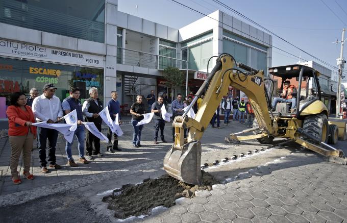 Arranca Ayuntamiento de San Andrés Cholula rehabilitación y ampliación de drenaje en Camino Real