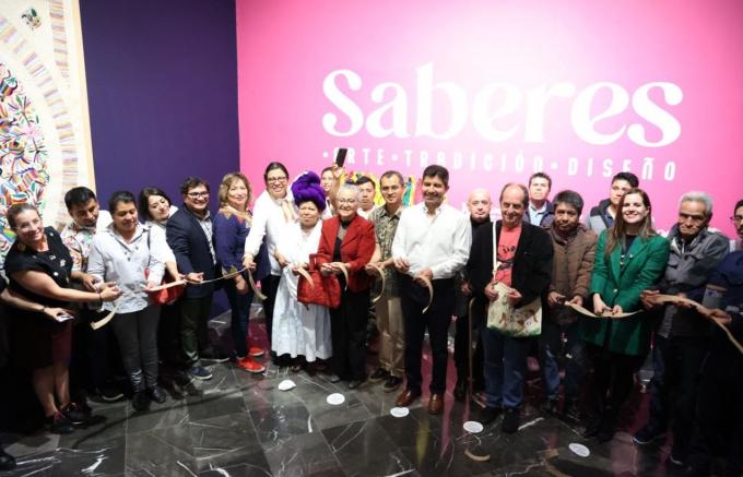 Ayuntamiento de Puebla inaugura la exposición "Saberes: Arte Tradición y Diseño"
