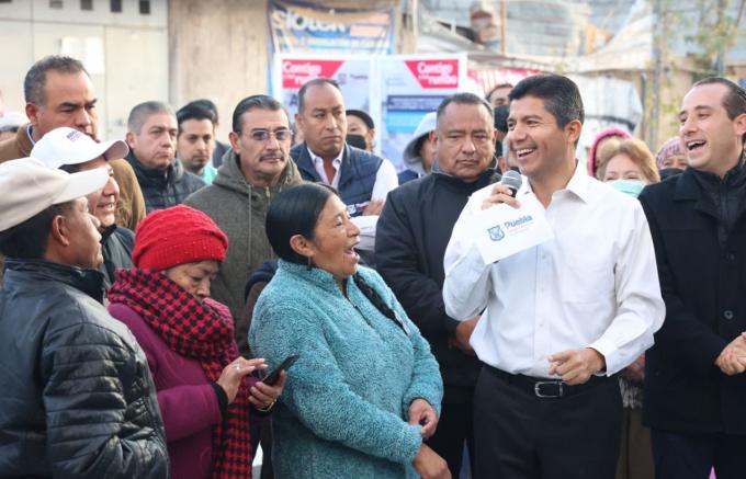 Ayuntamiento de Puebla entrega obra de rehabilitación de la calle 103 A oriente en Loma Bella