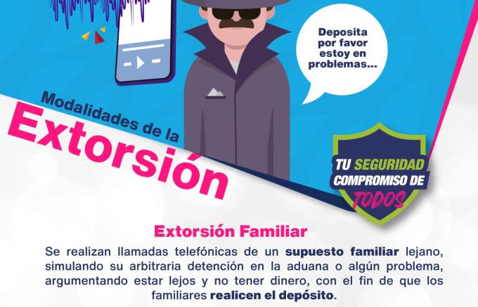 Policía municipal de Puebla asesora a la ciudadanía ante posibles extorsiones telefónicas